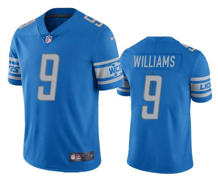 Men & Women & Youth Detroit Lions #9 Jameson Williams Blue Vapor Untouchable Limited Stitched Jersey